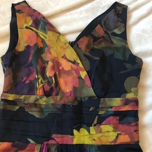 A beautiful multi color maxi dress.